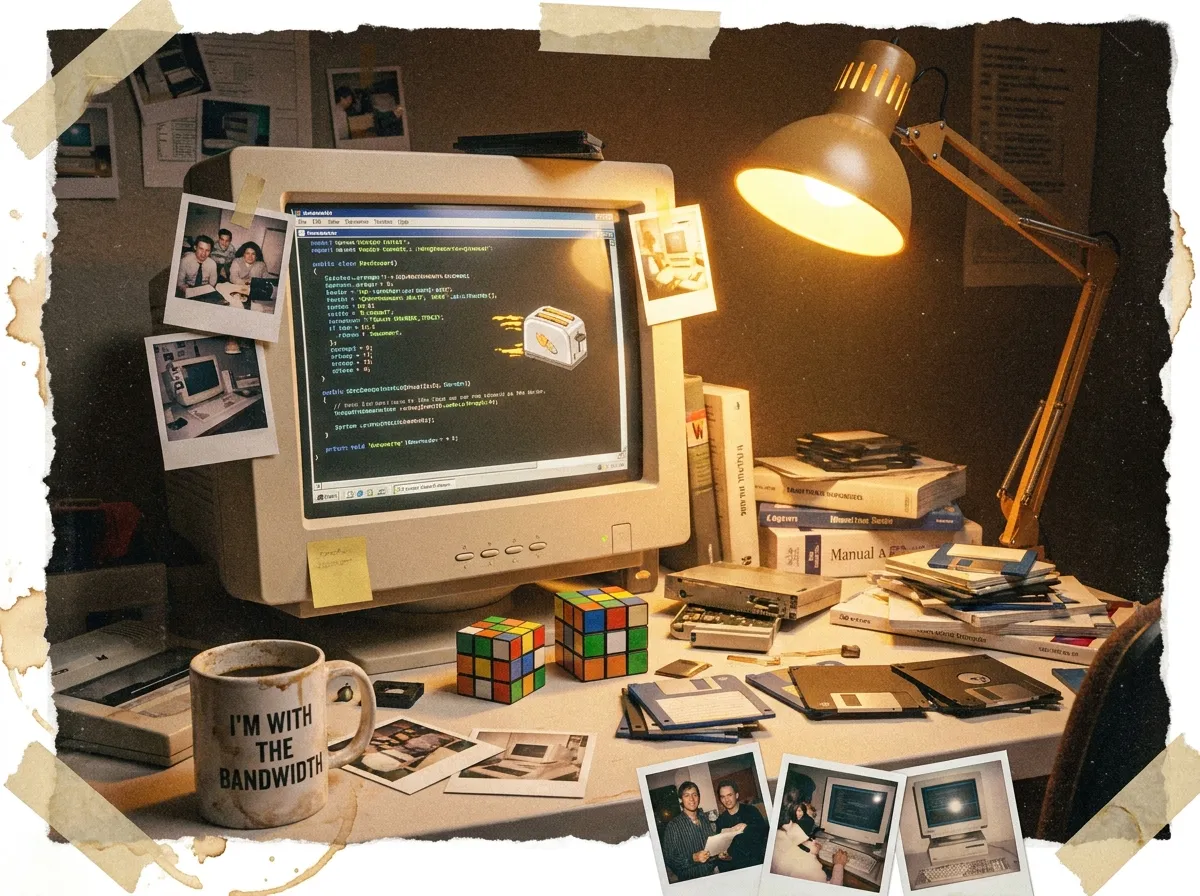 90s Developer Workspace